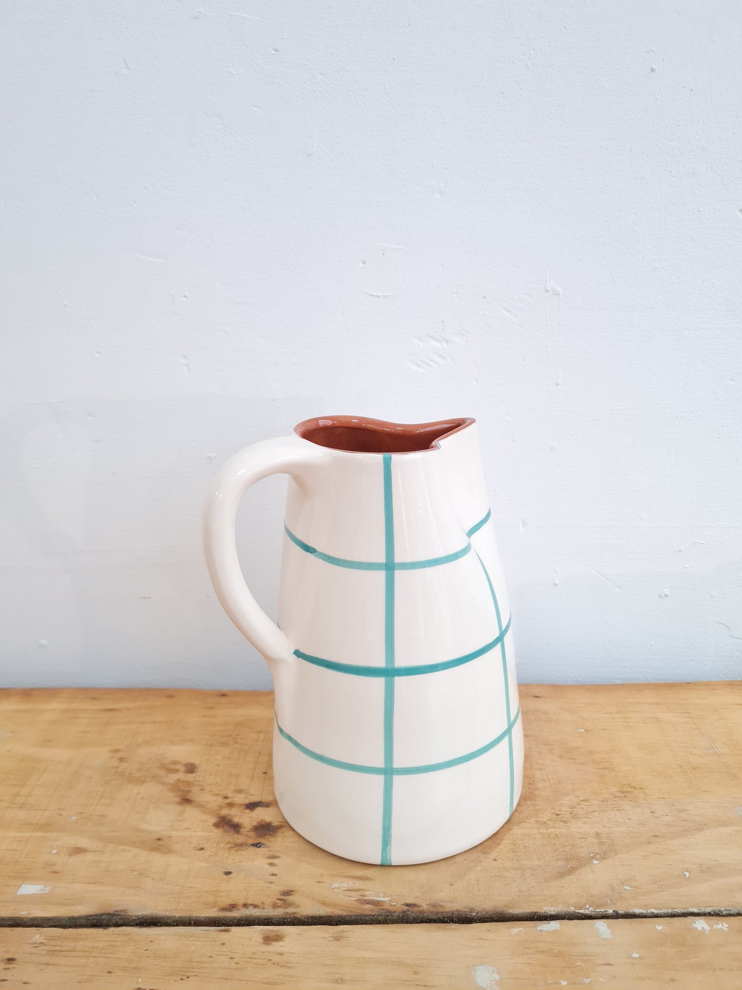 JARRA CUADROS VERDES 1L