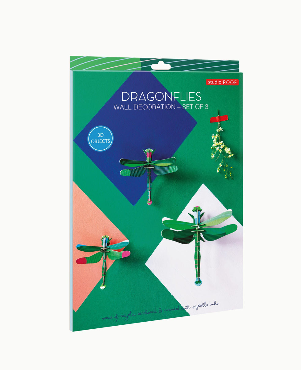 SET DE 3 LIBÉLULAS