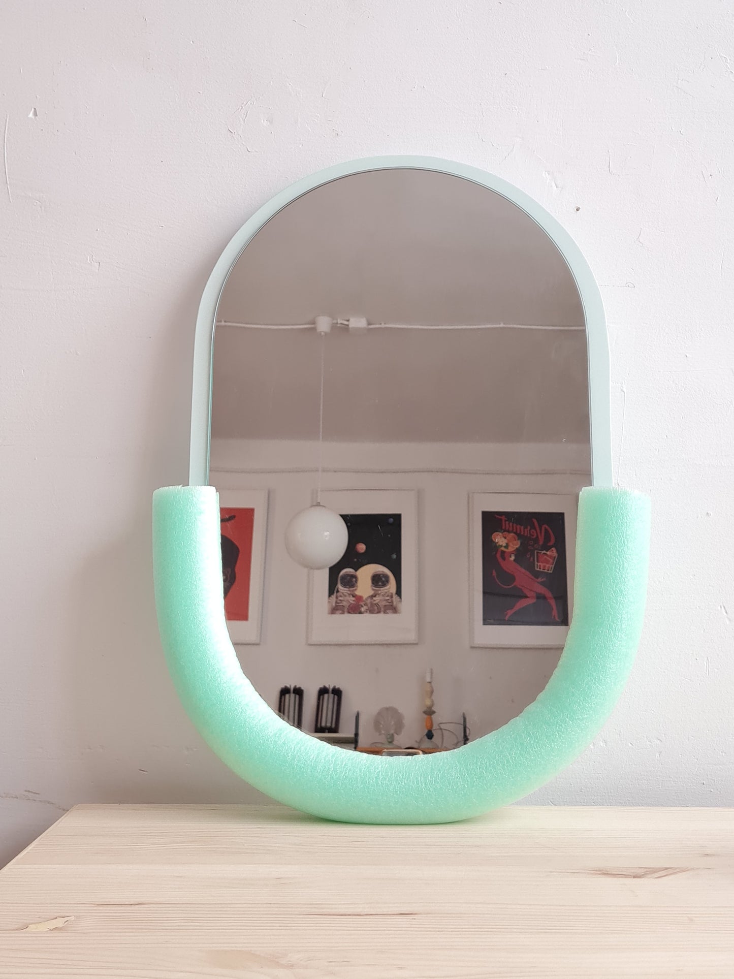ESPEJO LA NADADORA VERDE