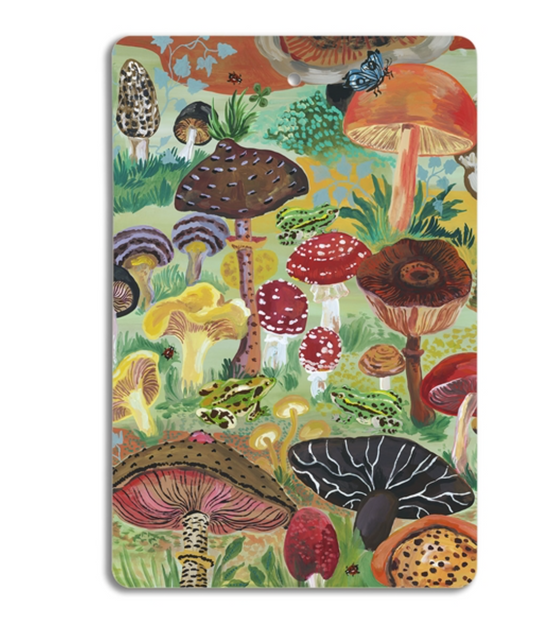 TABLA DE CORTAR SETAS DEL BOSQUE.