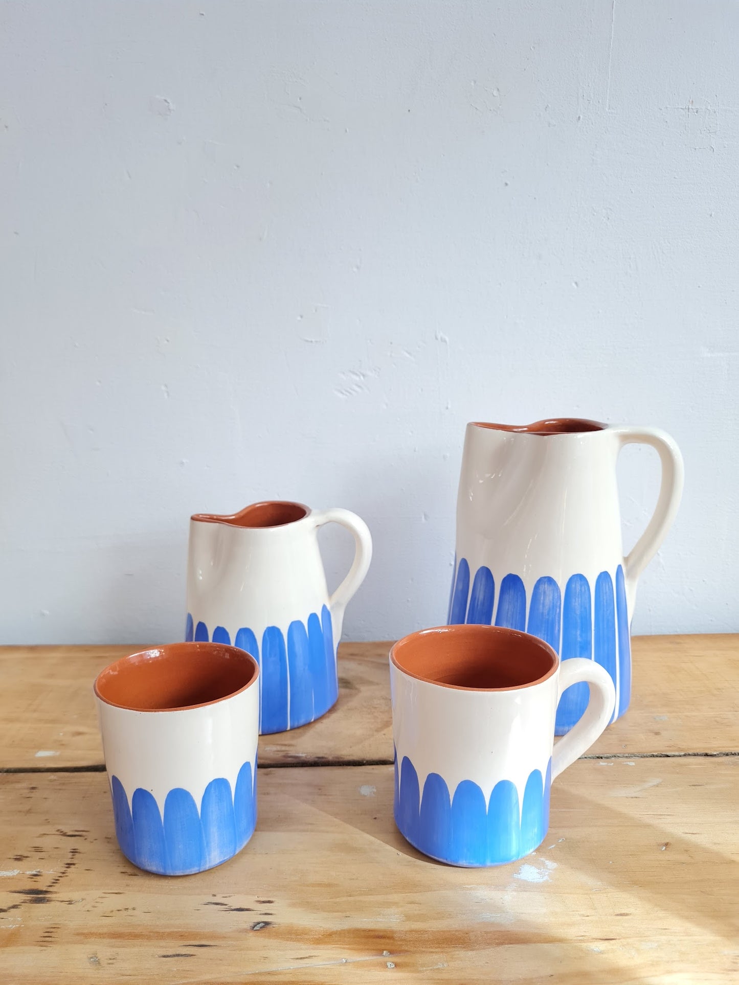 TAZA DEDOS AZULES