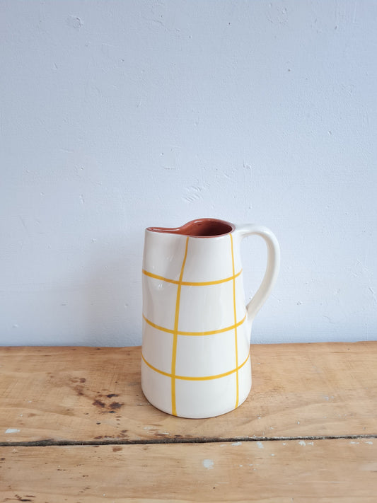 JARRA CUADROS AMARILLOS 1L