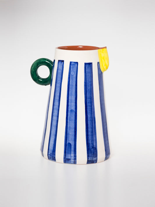 Jarra grande Puracal azul.