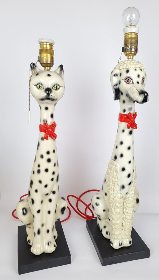 PERRO Y GATO MANISES